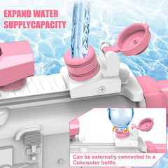 Dolanus Electric Water Gun at the beach or in the backyard for versatile summer scenes.