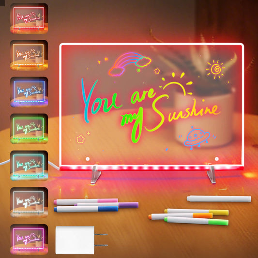 Dolanus LED drawing board with doodle glow surface for creative drawing sessions.