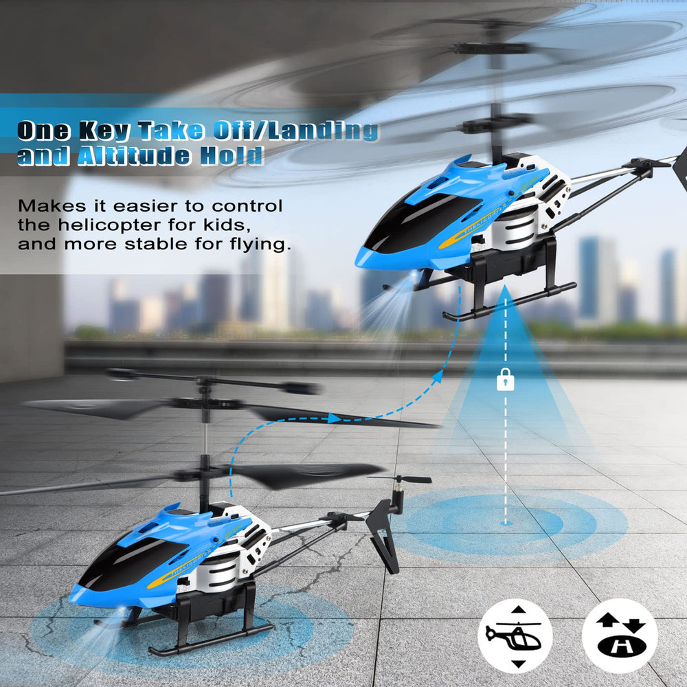 Dolanus RC helicopter gyro stabilizer enables smooth control.