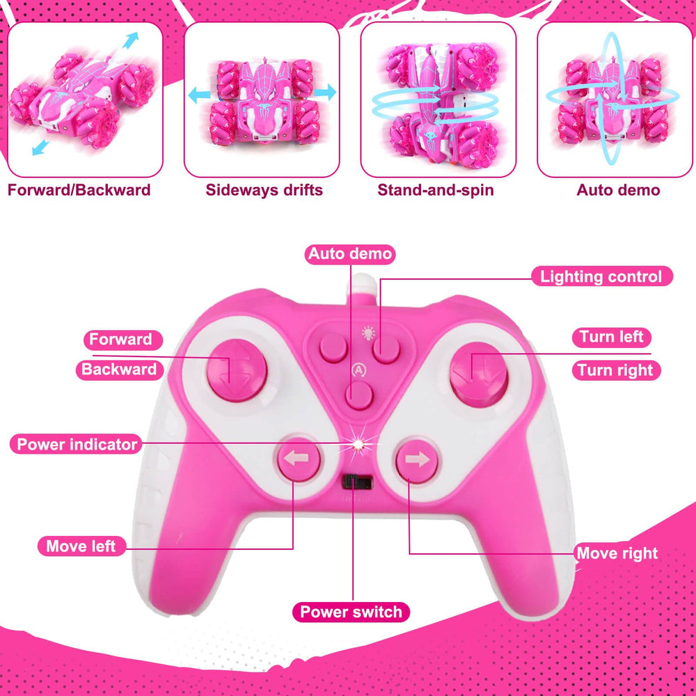 Dolanus Spider Car 2.4GHz remote for smooth play