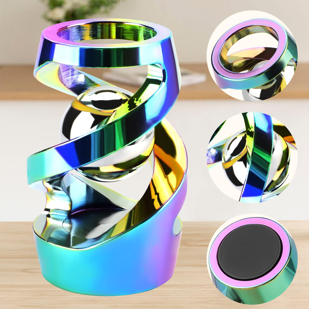 DOLASEV rainbow desk toy held in hand for mindful focus