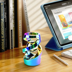 DOLASEV kinetic desk toy packaging with rainbow finish a ready gift