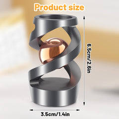 Dolasev metal fidget toy close-up showing smooth CNC finish.