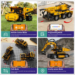 DOLIVE 5-in-1 STEM transport truck demonstrates multi-model versatility for creative play.