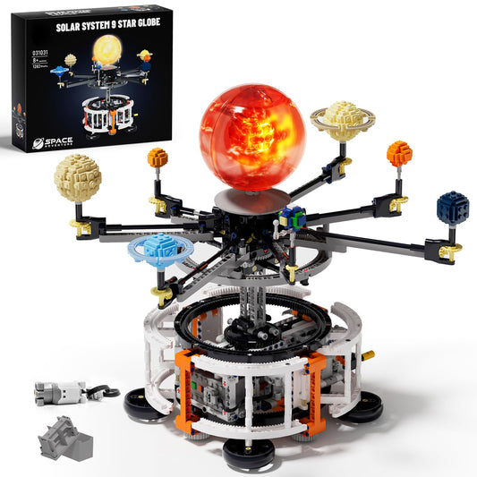 DOLIVE Dual-Mode Spinning Solar System kit with rotating planets for hands-on astronomy.