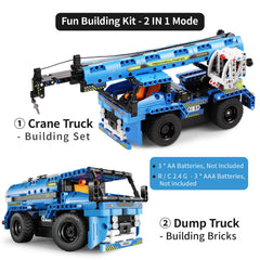 DOLIVE STEM RC Truck remote-control drive for easy indoor fun.