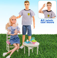 Dollbie Dolls Family Playset: son doll for adventures and daily routines in pretend play.