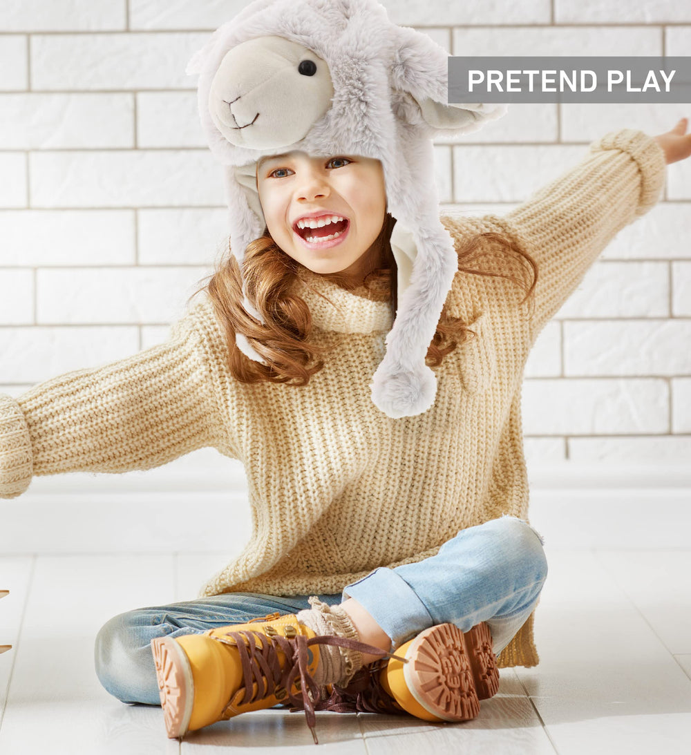 DolliBu sheep hat displayed, ideal gift-ready novelty.