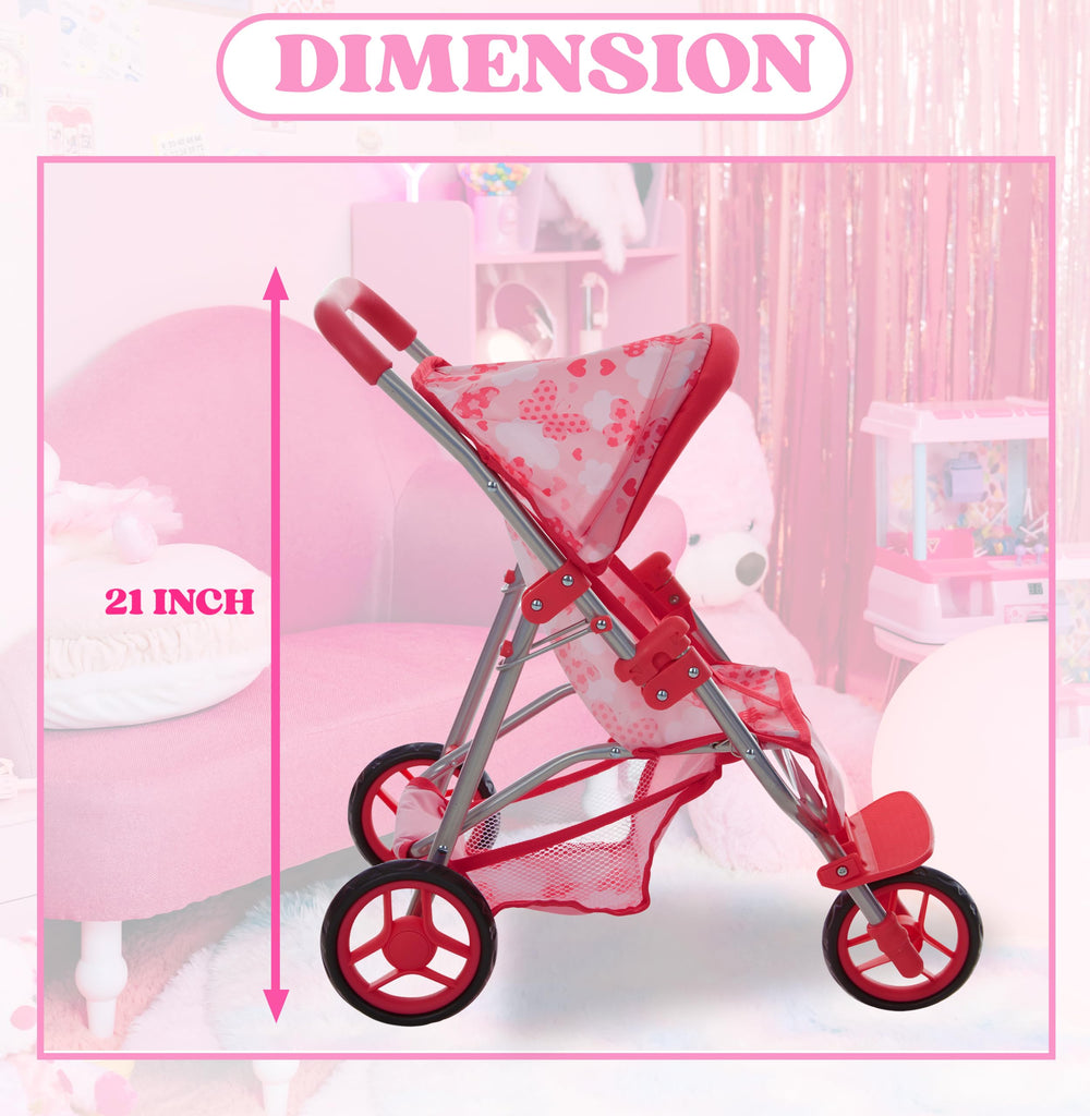 Dolls To Play all-terrain wheels provide steady performance on varied surfaces.