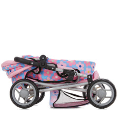 Dolls To Play removable travel bag adds extra storage for outfits and props.