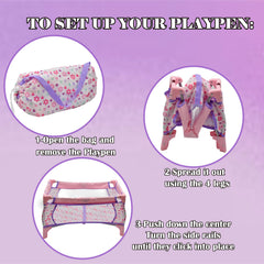 Dolls To Play rocking doll chair with soothing gentle motion