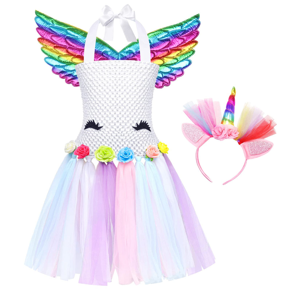 DOLNOW colorful wings and headband complete character looks