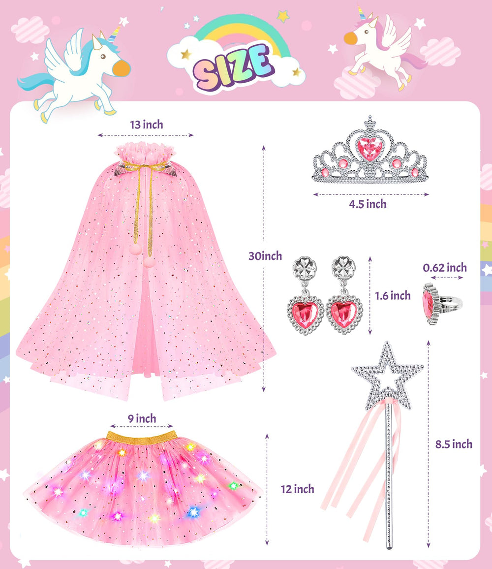 Dolnow girl wearing princess costume enjoying creative pretend play