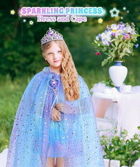 DOLNOW two-strap cape with easy tie-on design for quick dressing.