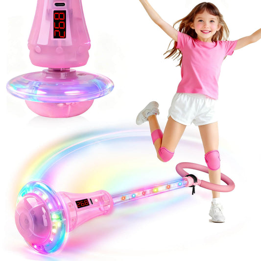 Dolanus skip toy with counter shows laps to track play sessions and progress.