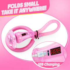 Dolanus skip toy soft PVC rod provides comfortable, durable use.