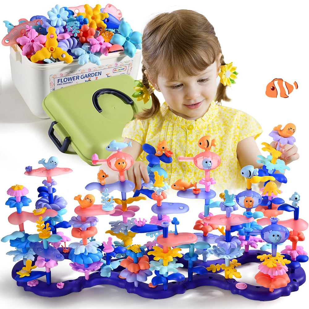 Doloowee Ocean Lobsters: interlocking parts enhance problem solving during build.