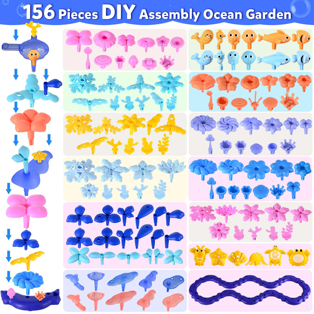 Doloowee Ocean Turtles: smooth pieces promote safe handling and fine motor practice.