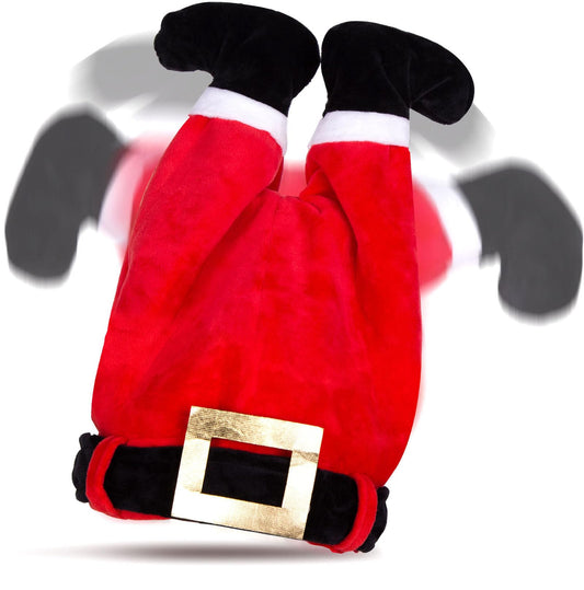 DomeStar dancing Christmas hat front view, playful party prop for festive moments.