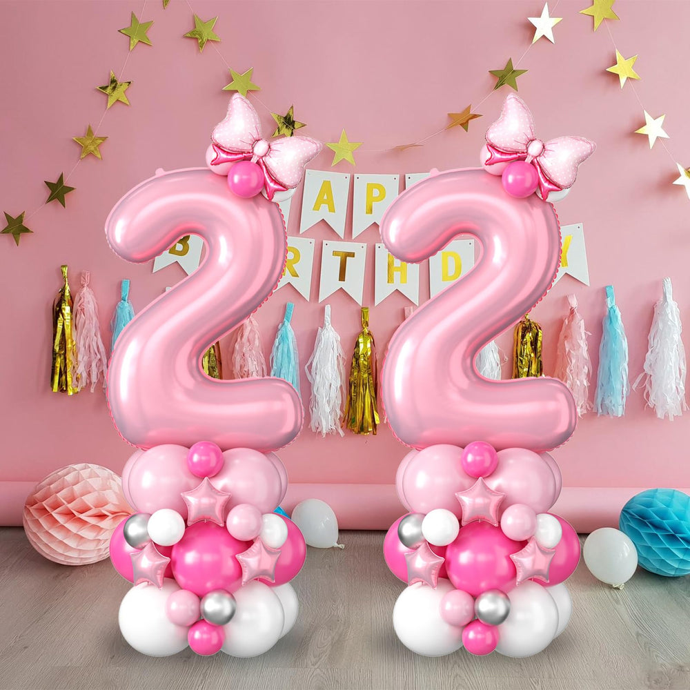 Domgoge rose-red 12-inch balloons pack for vibrant color pops