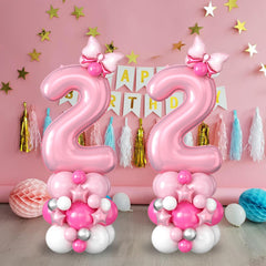 Domgoge rose-red 12-inch balloons pack for vibrant color pops