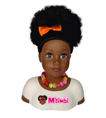 DONGHENG DOLLS 11-inch styling head with soft body for gentle hugs during play.