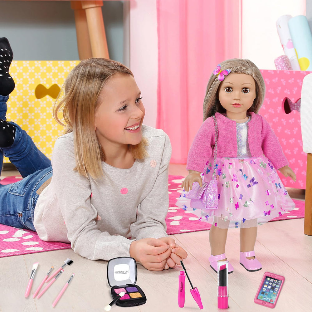 DONTNO butterfly hair clip and shoes finish doll outfits