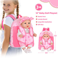 DONTNO baby doll socks to complete cozy outfits during pretend play.