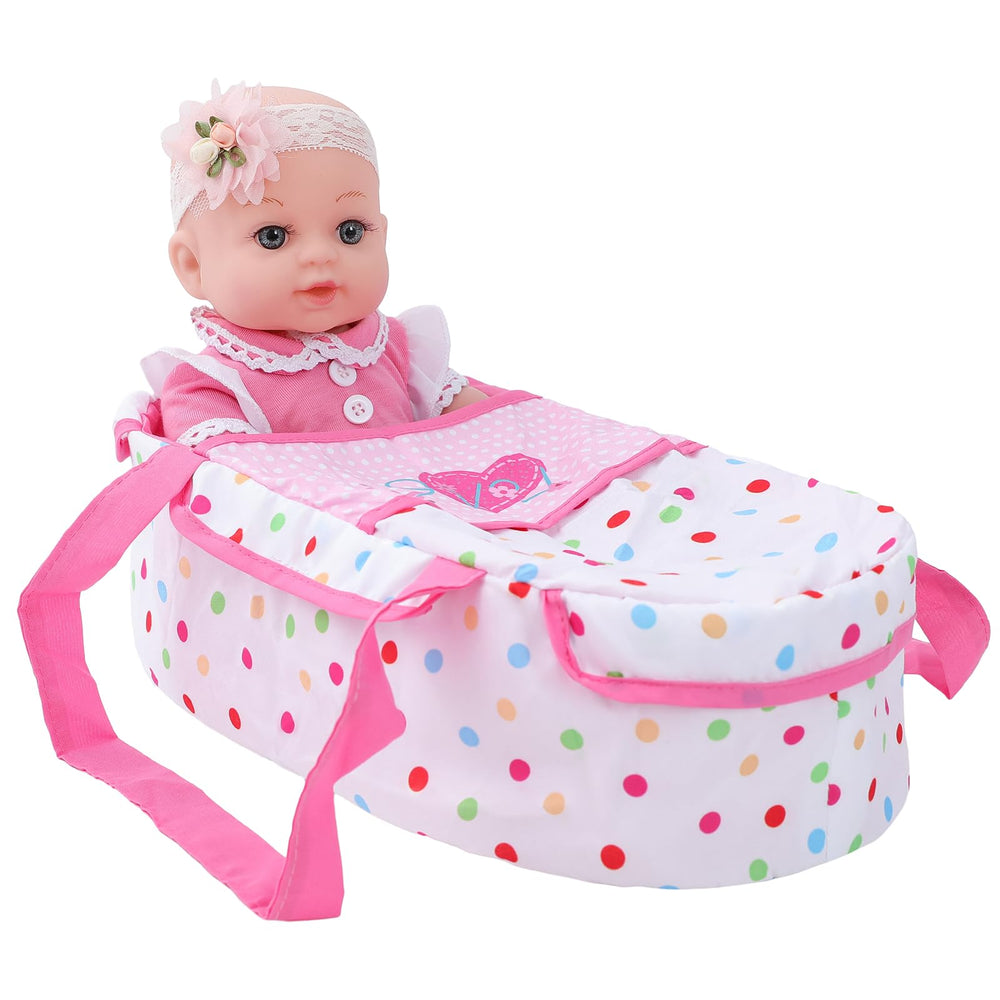DONTNO bassinet bed with handle for easy transport and storage