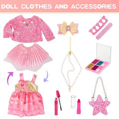 DONTNO butterfly hair clip enhances princess look during pretend play