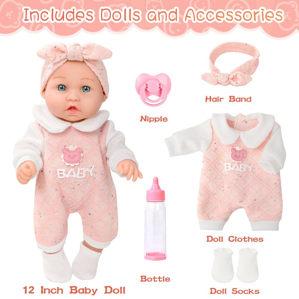 DONTNO gift box doll with pacifier enhances unboxing and gifting