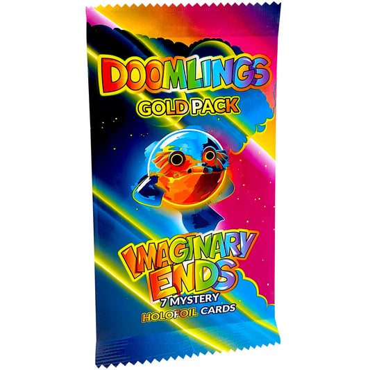 Doomlings Imaginary Ends Gold Pack holofoil cards brighten collection and gameplay