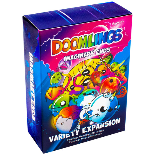 Doomlings Imaginary Ends Magical Merchants card highlights new strategic options.
