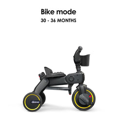 DOONA Liki Trike S3 Greyhound 5-point harness keeps toddlers secure