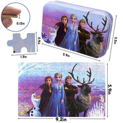 doovide Princess Puzzles pieces closeup highlighting precise die-cut for easy, satisfying assembly