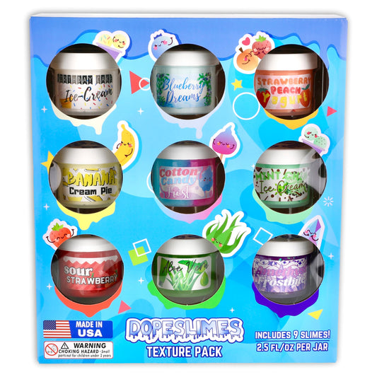 Dope Slimes Butter Slime with Birthday Cake Ice Cream scent for sensory play