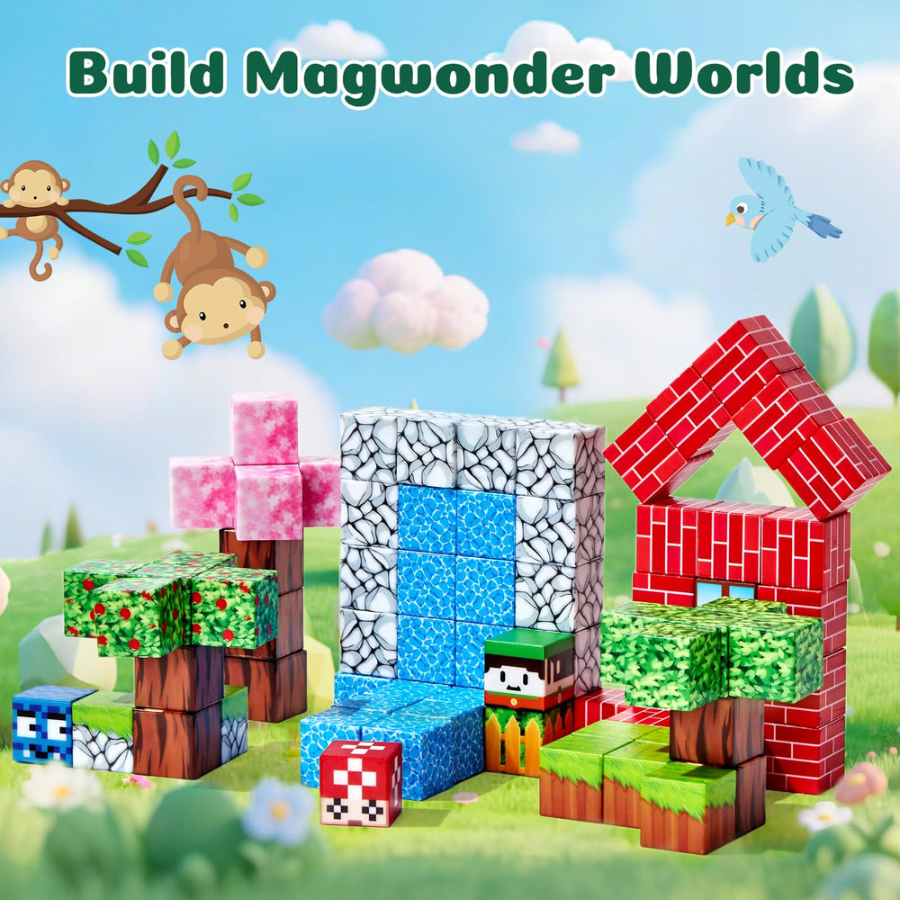 Dopyye forest blocks floor play ideal for screen-free learning on trips