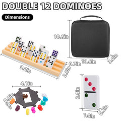 Doreimi family game night with colorful dominoes fosters bonding and focus.