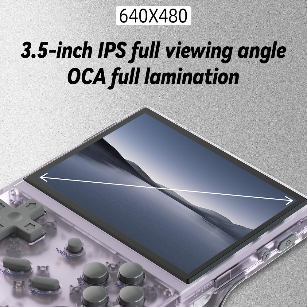 Doriteney RG35XX 3.5-inch IPS display for crisp portable play