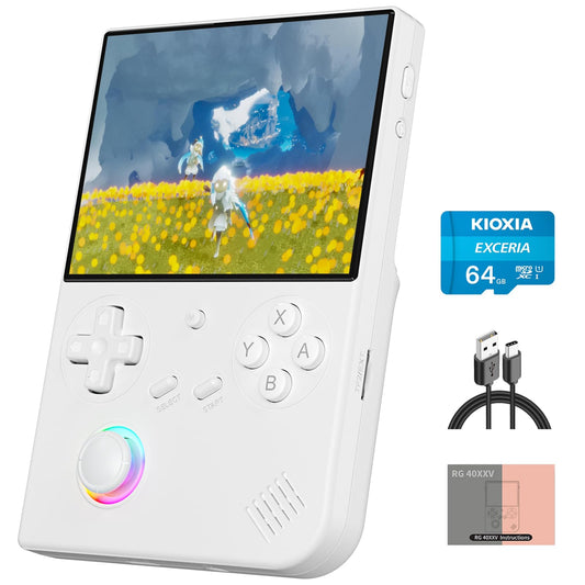 Doriteney RG40XX V front view for portable handheld gaming.