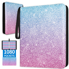 Dosanlues 1080 pockets binder cover with soft leather-like surface and stain resistance.