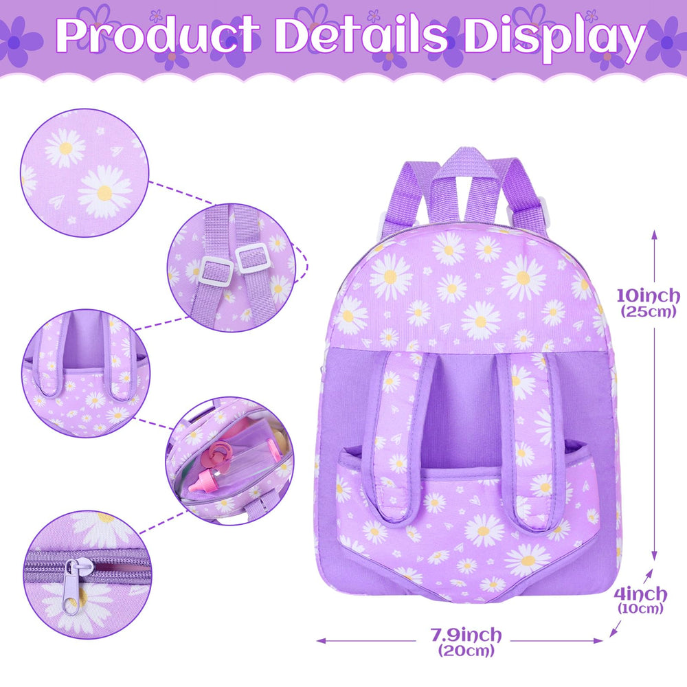 DOTVOSY pacifier detail supports realistic caring moments during playtime.