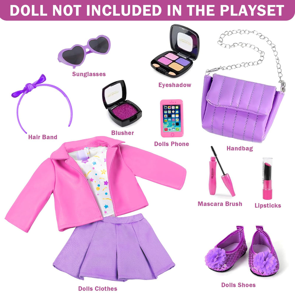DOTVOSY shoulder bag accessory perfect for coordinating outfits during pretend shopping.
