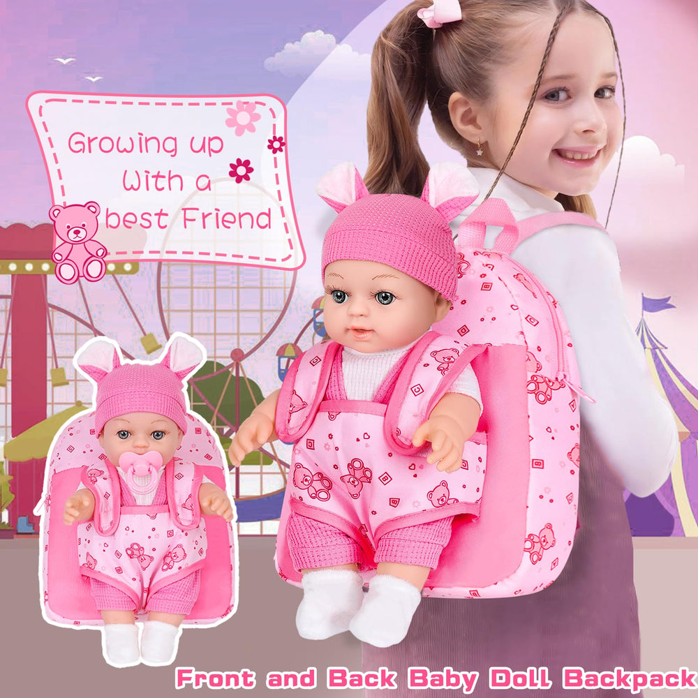 Doll in a seated pose highlights rotatable limbs for versatile play.