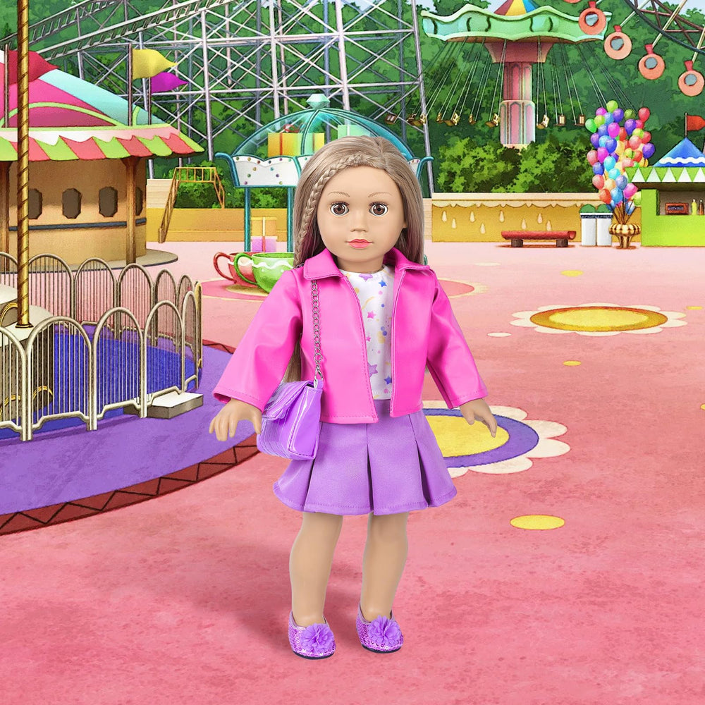 DOTVOSY headband completes cute hairstyles during pretend styling sessions.