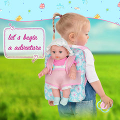 DOTVOSY pink hanky and diaper for realistic caregiving scenes