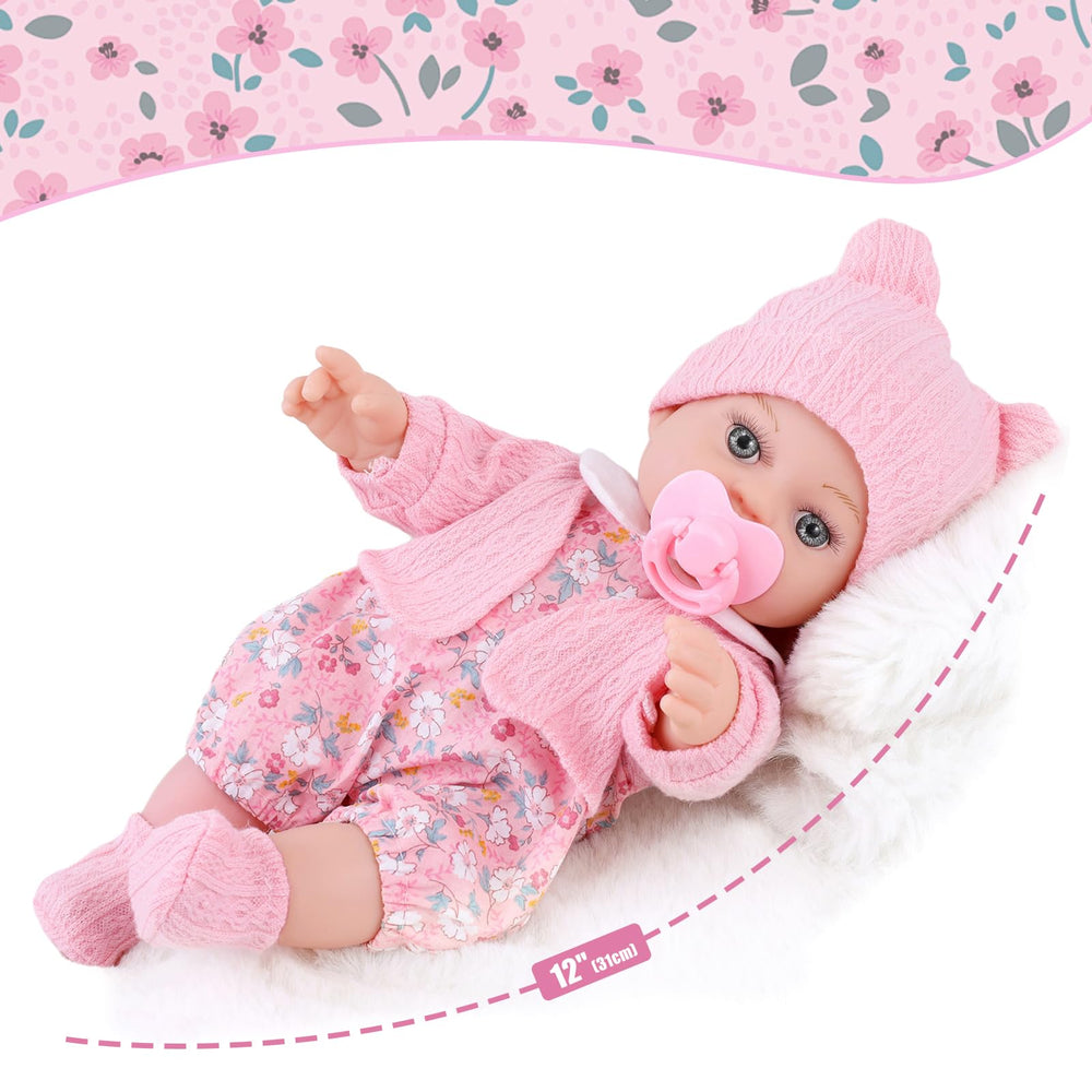 DOTVOSY soft doll body provides comforting hugs and easy handling.