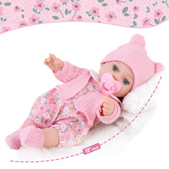 DOTVOSY soft doll body provides comforting hugs and easy handling.