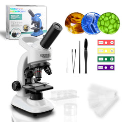 Double CC Kids Microscope setup for classroom or home study with easy assembly.