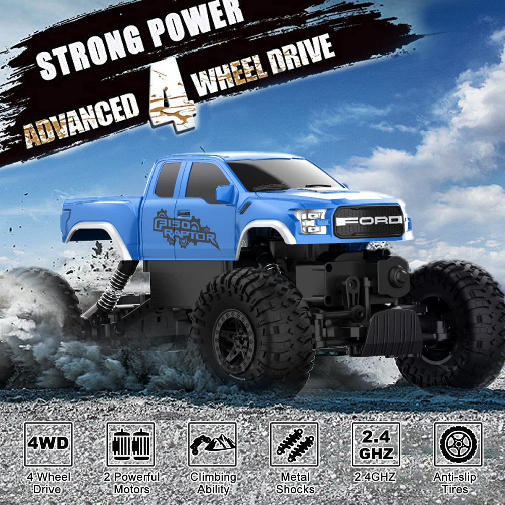 DOUBLE E Ford Raptor RC cockpit interior detail for realistic driving feel